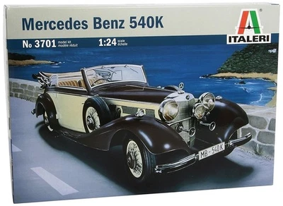 ITALERI, MERCEDES BENZ 540K cabriolet maquette à monter et à peindre, échelle... - Photo 1/2
