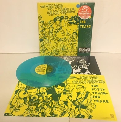 Виниловая пластинка VOODOO GLOW SKULLS годы обучения горшку LP СИНИЙ ЦВЕТ с плакатом - Изображение 1 из 2