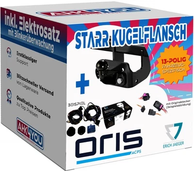 ORIS AHK für Renault Master Bus Kasten FWD 10-24 starr + 13-pol ERICH ES SPEZ - Bild 1 von 3