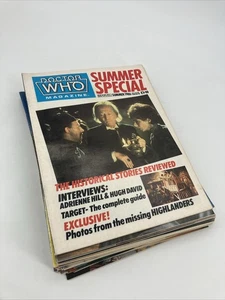 Lot 21 Issues Vintage The Dr Who Magazine 1984-1991 Ships Fast - Imagen 1 de 22