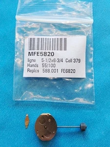 FE 5820-3 Jewel Quartz Movement. Sets, Runs, Keeps Time 24 Hrs. - Picture 1 of 9