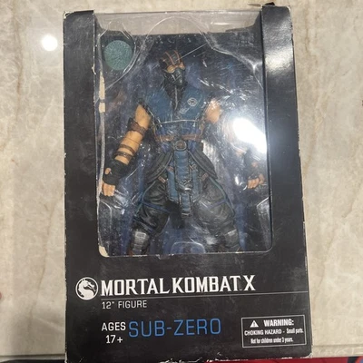 Коллекционная экшн-фигурка Subzero 12 дюймов Mortal Kombat X от Mezco Toyz поврежденная коробка - Изображение 1 из 4