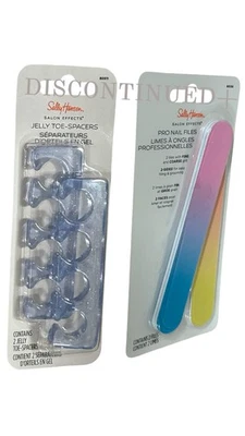 Arquivos de unhas e espaçadores de gelatina profissionais Sally Hansen Salon Effects - Imagem 1 de 3