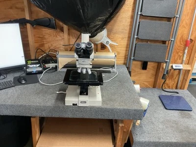 尼康 Optiphot 88 MicroScope 电动炮塔 4 DB Objective CFWN 10x/20 眼睛 — 第 1/4 张图片