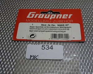 Graupner Radicator 1:10 Slipper- Spannfeder mit Stirnradbuchse 5002.37 Neu OVP - Bild 1 von 1
