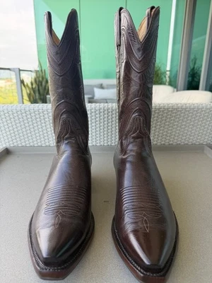 Lucchese Collins Men's Cowboy Boots (Whiskey, 10.5D) - Photo 1/4