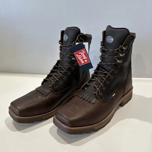 Tony Lama Botas de Trabajo Impermeables Puntera Compuesta Madera Greasewood Para Hombre 13 EE Ancho TW3417 - Imagen 1 de 20