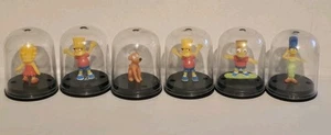 I Simpson Mini Capsula Cupola Figure Bundle X6 Giocattoli Vintage - Foto 1 di 4