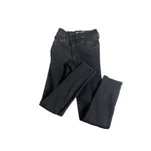 Old Navy Ballerina Jeggings Dark Wash Black Jeans Girls 8 Stretch Casual - Picture 1 of 4