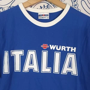 Rara WURTH ITALY T-SHIRT COMMERCIAL PROMO PUBBLICITARIO M JERZEES BIG LOGO - Imagen 1 de 7