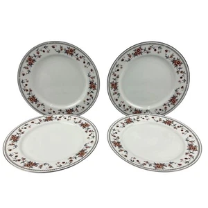 Set of 4 Sheffield Anniversary Porcelain Fine China Dinner Plates 10 1/4in 10.25 - Picture 1 of 10