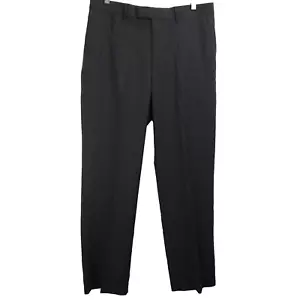 Axist Pants Mens Charcoal Gray Wool Blend 33x30 Comfort Stretch Straight NEW - Picture 1 of 14