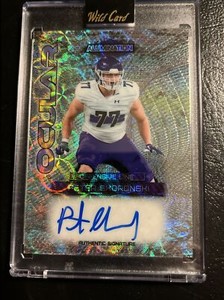 🔥2023 Wild Card Peter Skoronski Scope Ocular Auto #3/4 AO-39 Northwestern🔥