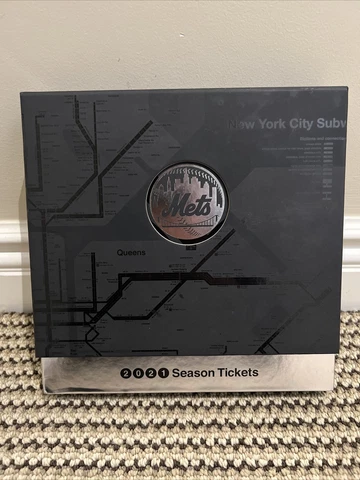 Mets 2021 Season Ticket Holder - Commemorative Ticket and Phone Charger Cover