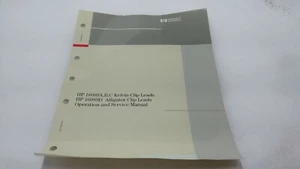 HP Agilent 16089A 16089D Operation and Service Manual 16089-90000 - Picture 1 of 5