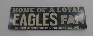 Philadelphia Eagles Fan Sign Wall/ Table Mount Thick MDF 16" X 5" Ship Included! - Picture 1 of 3
