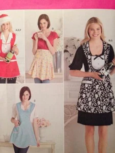 Simplicity Sewing Pattern 2298 Misses Ladies Aprons Hat Bottle Cozy Uncut - Picture 1 of 3