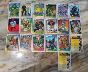 Impel 1991 Marvel Universe Series 2 Trading Cards Set Of 17 Super-Villians - Picture 1 of 7
