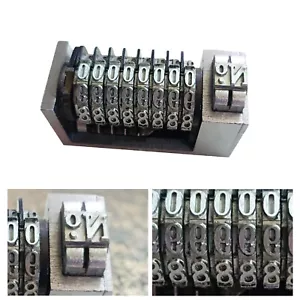 6 Digits Numbering Machine Forward for Letterpress Number Coding 4X8 Cicero - Picture 1 of 10