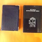 THE OXFORD-QUINCENTENARY BIBLE-1478-1978-RARE ARTIFACT + SLIPPER CASE-VNTAGE-NEW