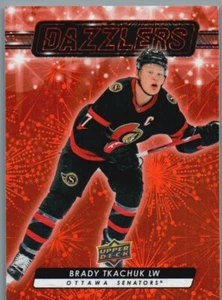 2023-24 Upper Deck #DZ-89 Brady Tkachuk Dazzlers Orange - Picture 1 of 2