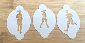 Face painting stencil Fun run runners washable/reuse glitter tattoo henna - Picture 1 of 1