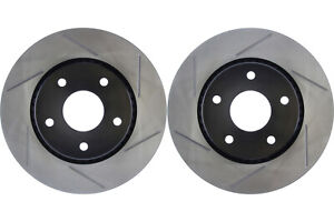 Front PAIR Stoptech Disc Brake Rotor for 2009-2013 Dodge Journey (43934)