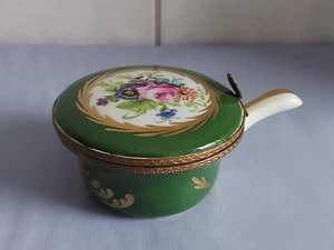 -~bien Francia-~lata de porcelana-~Slient Butler colector de migas-~siglo XIX - Imagen 1 de 21