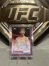 2019 UFC Topps Chrome RED AUTO Alexander Hernandez RARE 1/5