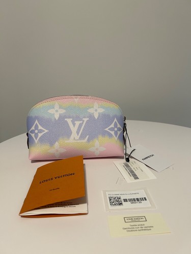 LOUIS VUITTON（LV） Louis Vuitton Escale rosa pastello pochette cosmetica monogramma toilette borsa trucco