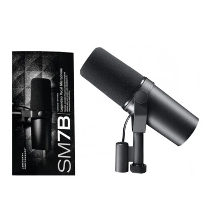 Professional SM7B Vocal Dynamic Microphone for Radio Recording Broadcasting - Image 1 of 4