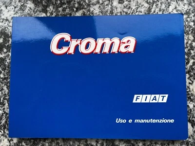 FIAT CROMA  Libretto uso e manutenzione  prima edizione - Immagine 1 di 4