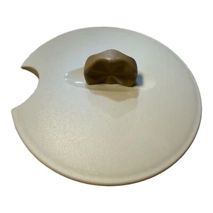 Tupperware Open House Sugar Bowl Lid Seal Replacement Tan #4678A - Picture 1 of 2