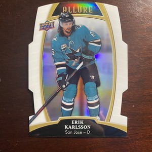2019-20 Upper Deck Allure Hockey White Rainbow #25 Erik Karlsson