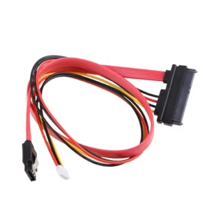 SATA III 7 + 15 Data Extension Cable (22 Pin, SATA Male to Female, 16.54in) - Picture 1 of 8