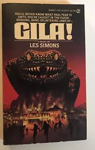 PB$  "GILA" Les Simons First Signet Printing 1981 Rare Vintage Horror Paperback - Picture 1 of 5