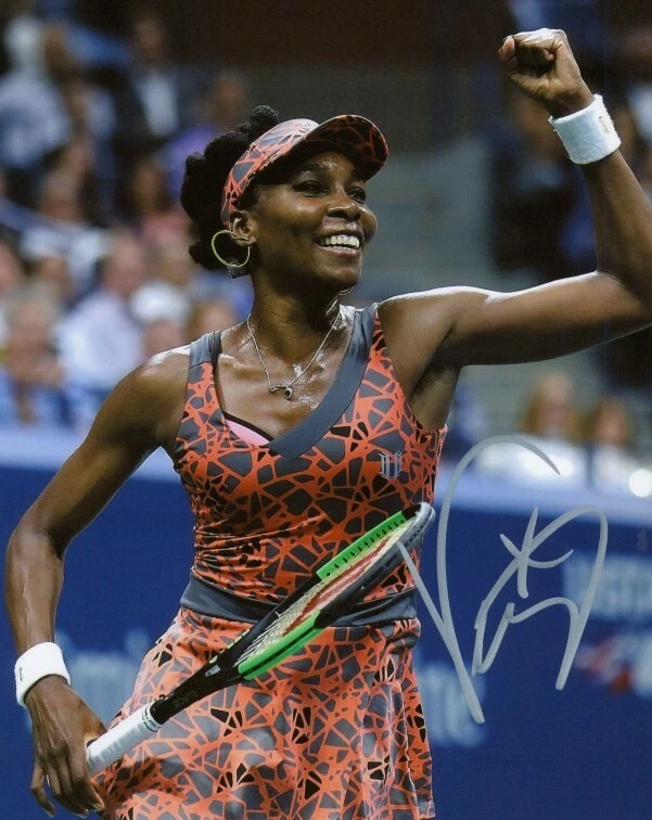 Foto original autografiada de Venus Williams 8x10 LOA TTM Foto 1 de 1