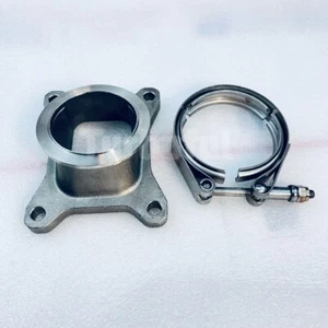 SUS310 Exhaust Turbo Adapter Flange for AUDI EA888 GEN3 Garrett V-Band G25 G30 - Picture 1 of 3