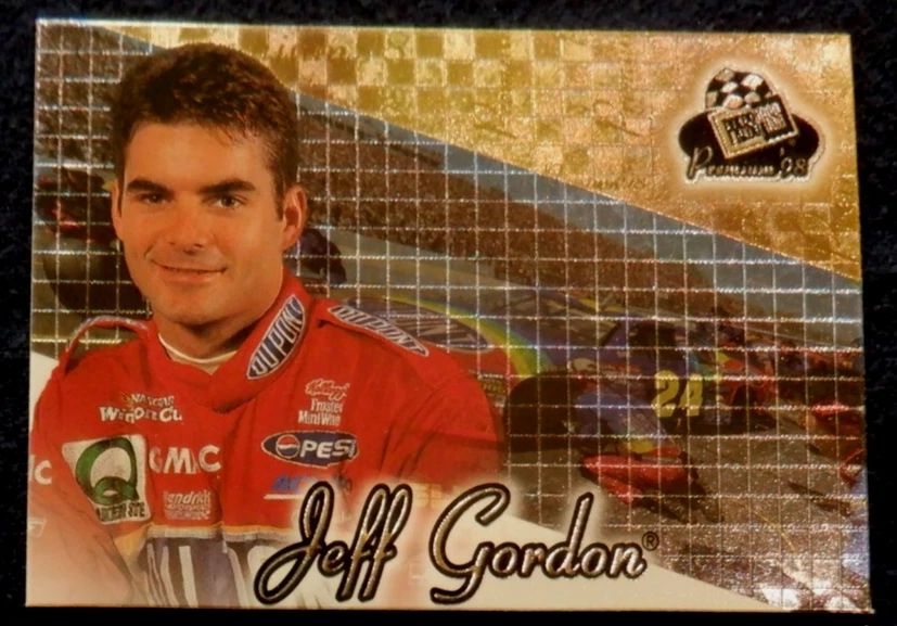 Jeff Gordon promo card 1 Nascar, 1998 Press Pass Premium - Image 1 of 2