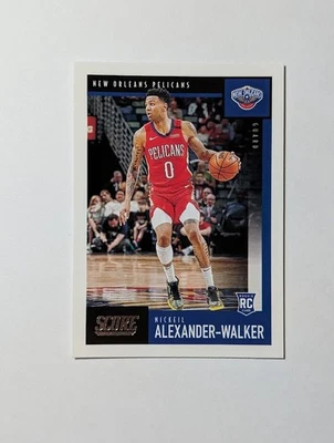 2019-20 Panini Chronicles Score RC #612 Nickeil Alexander-Walker Pelicans - Image 1 of 2