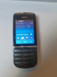 Nokia Asha 300 3G Touch&Type 5MP Camera Grey Mobile Phone - Picture 1 of 2