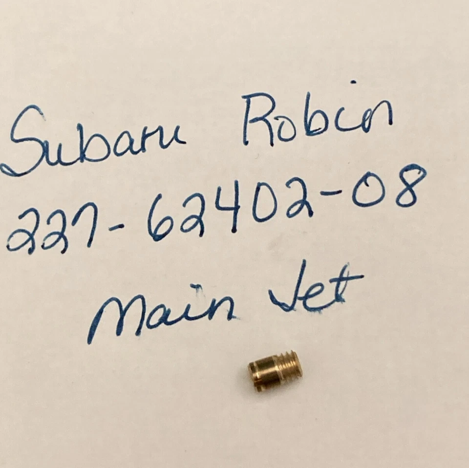 NEW REPLACES SUBARU ROBIN 227-62402-08 MAIN JET - Image 1 of 1