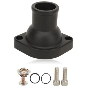 ˘Black Engine Coolant Thermostat 90916 03046 71° Water Neck Housing For LS LS1 - Picture 1 of 12