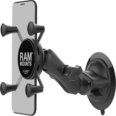 RAM Mounts X-Grip Phone Mount with Twist-Lock Suction Cup Base RAP-B-166-un - Image 1 of 4