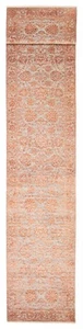 Vintage Hand-knotted Runner Rug 2'7" x 14'3" Traditional Wool/Silk Carpet - Picture 1 of 9