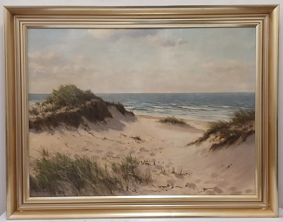 Waldemar Schlichting (*1896) An der Ostsee Öl/Lwd. 72x92cm - Bild 1 von 1