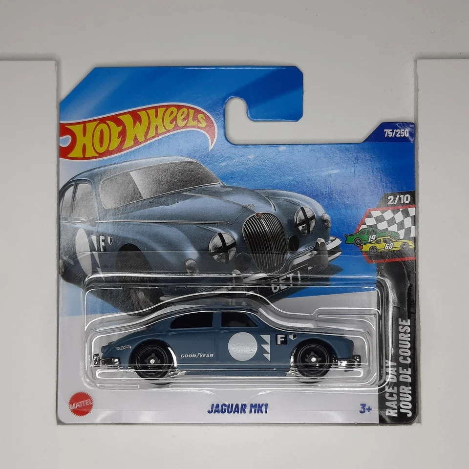 Hot Wheels Mattel Jaguar MK1 (Col 2) 75/250 HW Race Day 2/10 Modello 2025 - Immagine 1 di 1