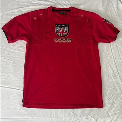 Coogi Embroidered Short Sleeve TShirt Red Size XXL - Image 1 of 4
