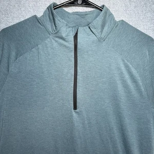 Rei Co-Op Active Pursuits 1/4 Zip 2.0 Shirt Size LT Green Hiking Outdoor Men's - Picture 1 of 7