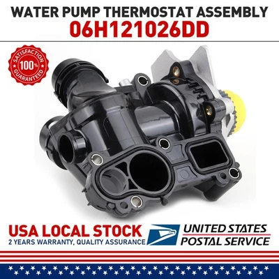 Bomba de agua para Audi Q5 2011-2016 con termostato motor de 4 cilindros 2,0 L EE. UU. Foto 1 de 4